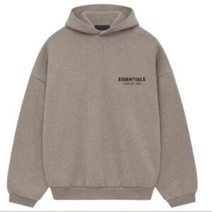 Essentials Fear of God Pullover Hoodie – Dark Heather (2024) – Size Small – NWT